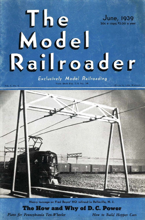 Model Railroader, June 1939