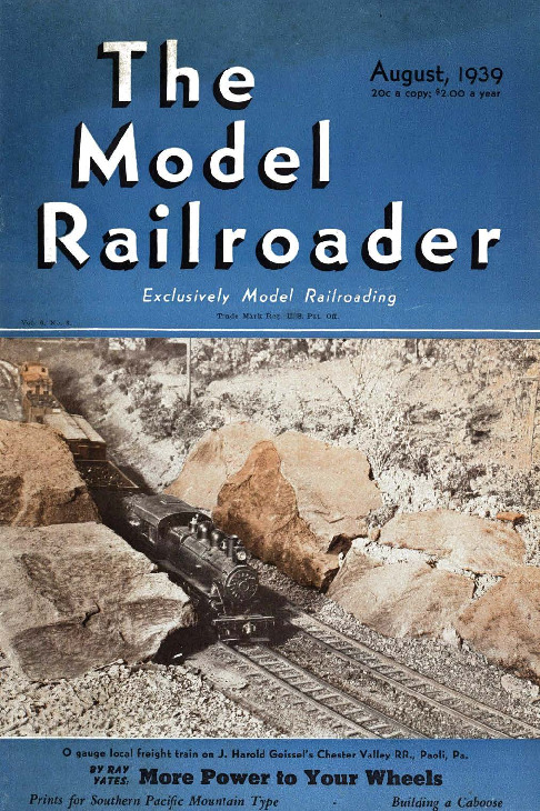 Model Railroader, August 1939
