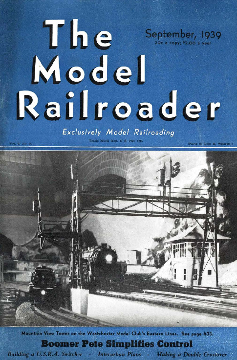 Model Railroader, September 1939