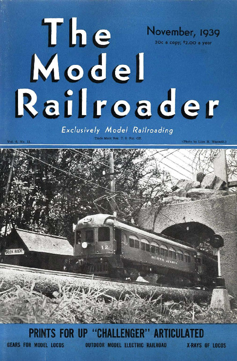 Model Railroader, November 1939