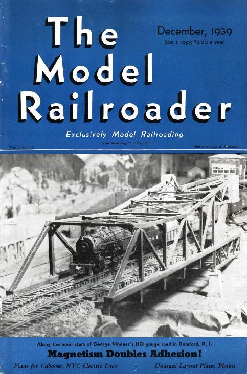 Model Railroader, December 1939