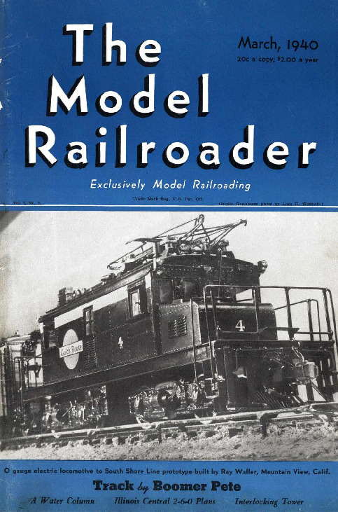 Model Railroader, March 1940