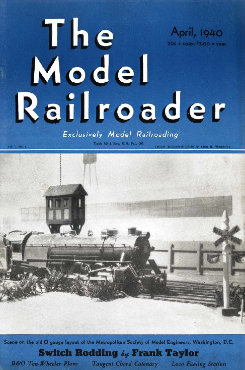 Model Railroader, April 1940