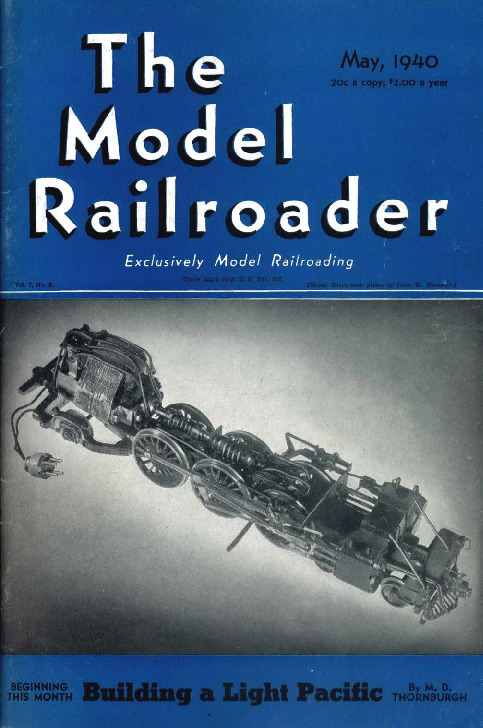 Model Railroader, May 1940