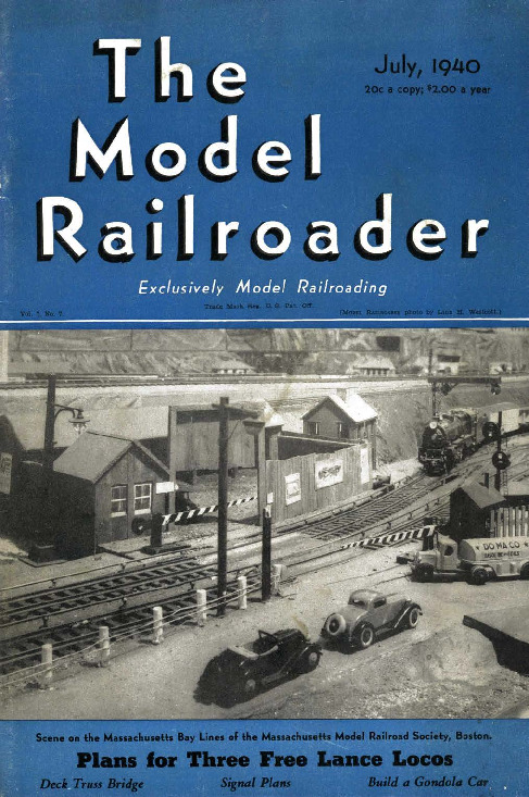 Model Railroader, July 1940