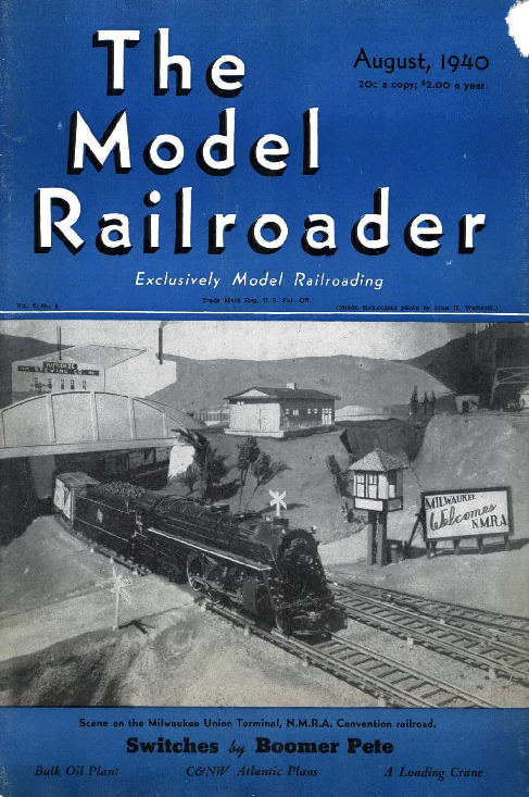 Model Railroader, August 1940