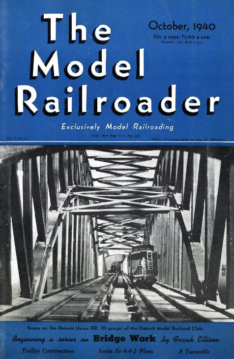Model Railroader, October 1940