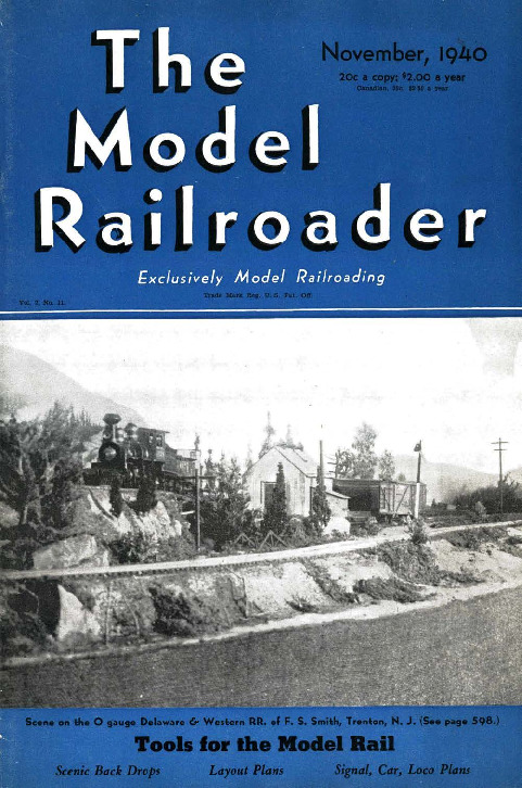 Model Railroader, November 1940
