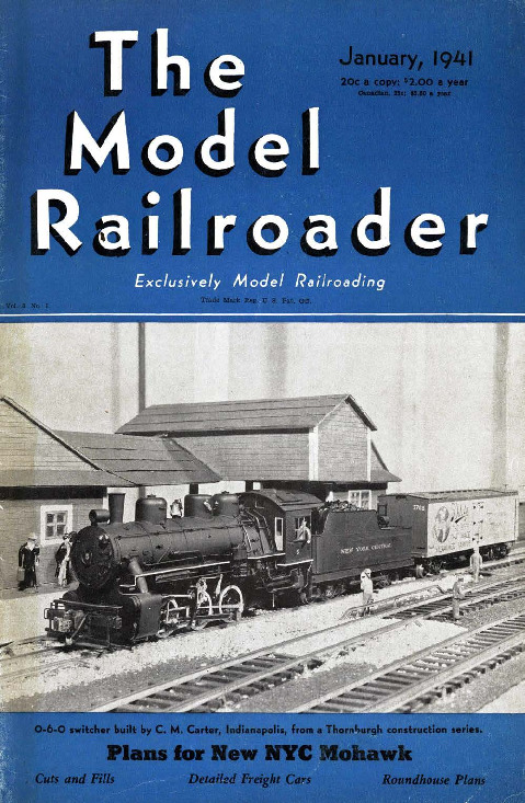 Model Railroader, January 1941
