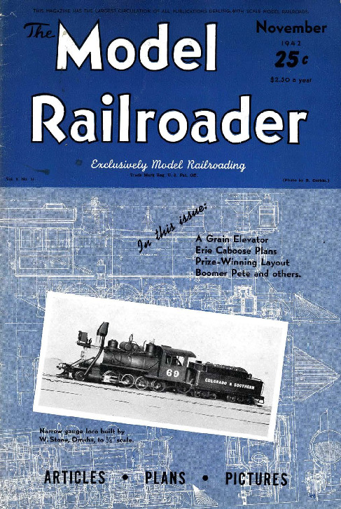 Model Railroader, November 1942