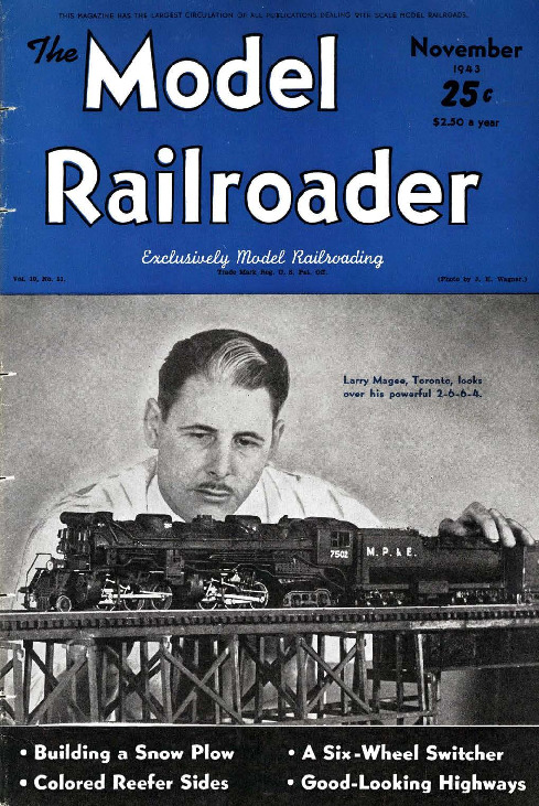 Model Railroader, November 1943
