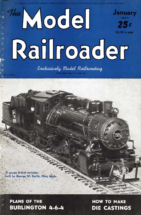 Model Railroader, January 1944