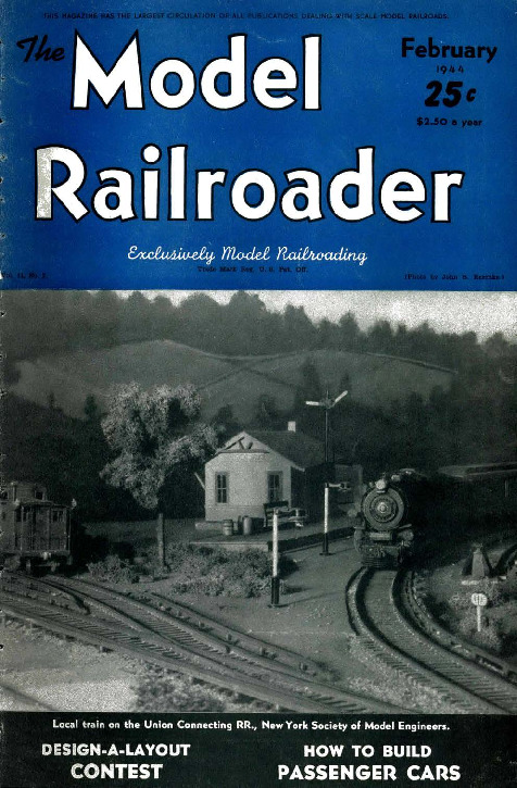 Model Railroader, February 1944