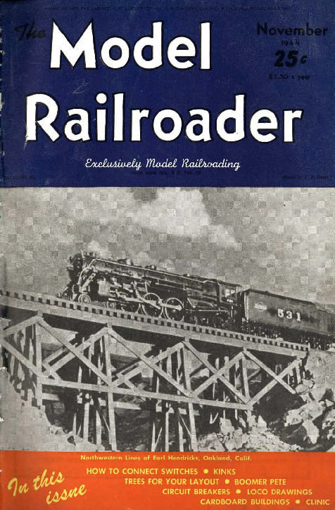 Model Railroader, November 1944