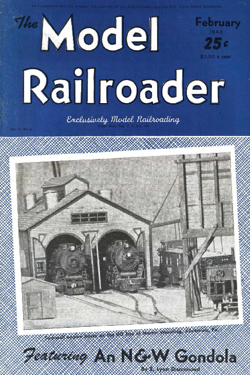 Model Railroader, February 1945