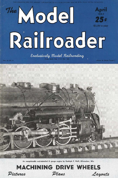 Model Railroader, April 1945