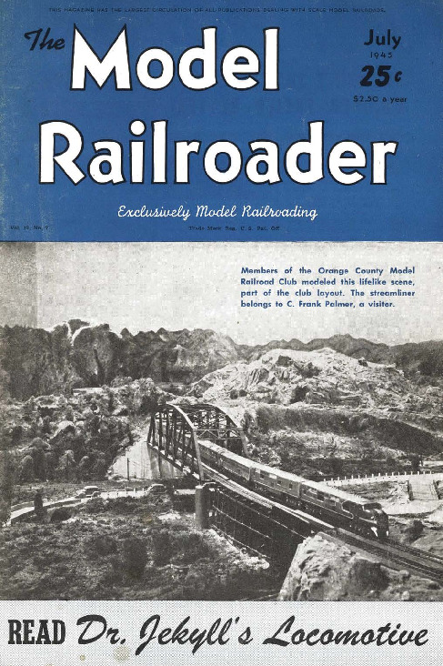 Model Railroader, July 1945