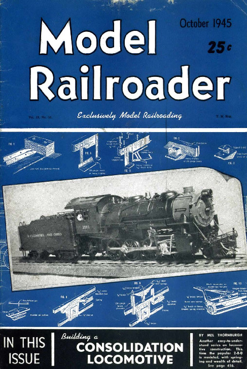 Model Railroader, October 1945