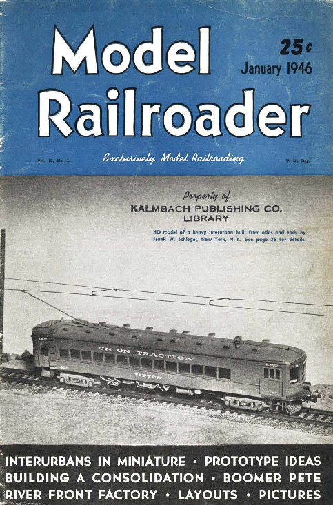 Model Railroader, January 1946