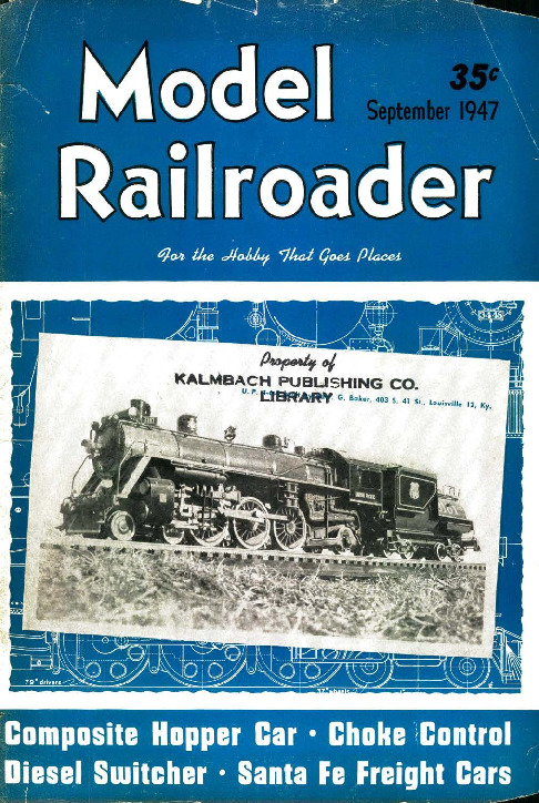 Model Railroader, September 1947