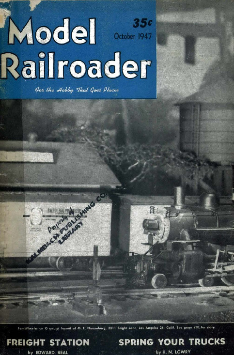 Model Railroader, October 1947