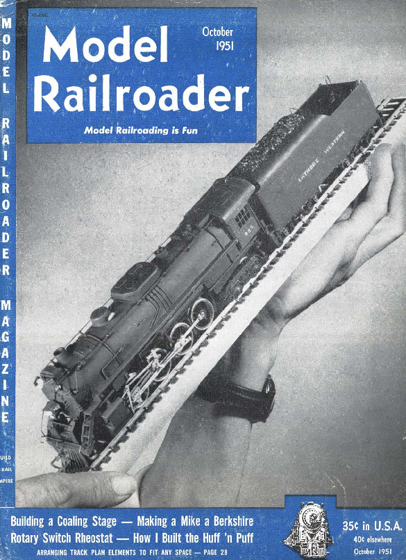 Model Railroader, October 1951
