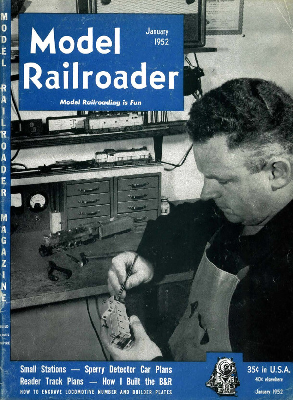 Model Railroader, January 1952