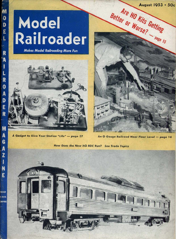 Model Railroader, August 1953