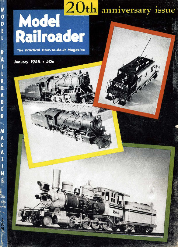 Model Railroader, January 1954