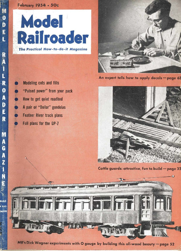Model Railroader, February 1954