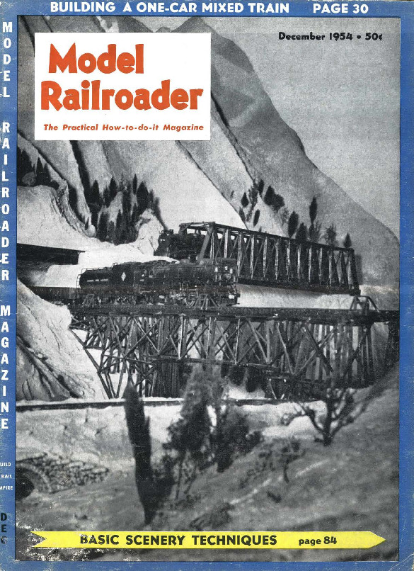 Model Railroader, December 1954