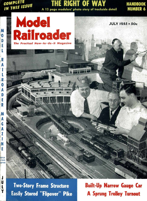 Model Railroader, July 1955