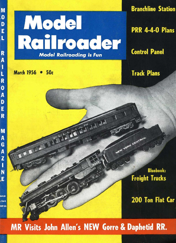 Model Railroader, March 1956