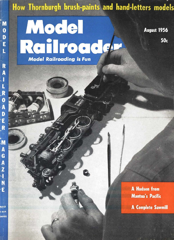 Model Railroader, August 1956