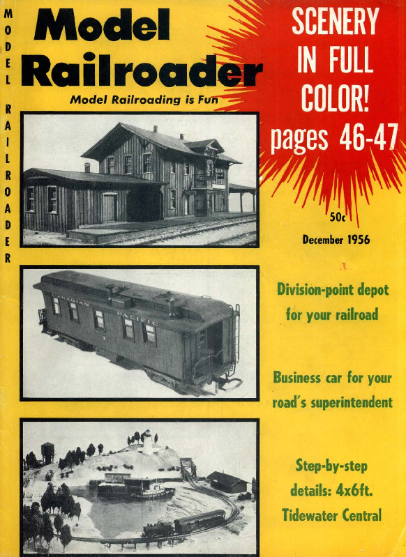 Model Railroader, December 1956
