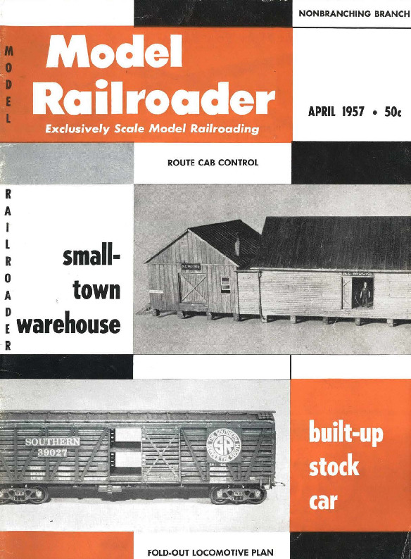 Model Railroader, April 1957