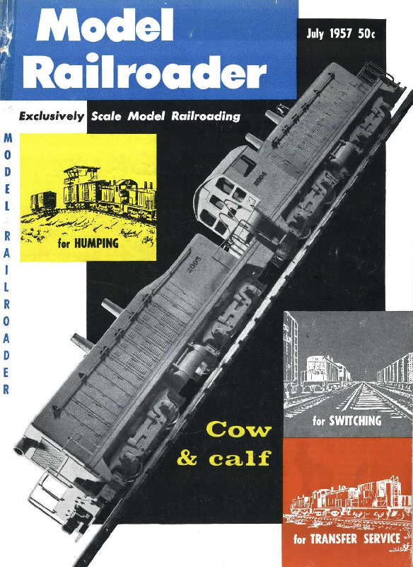 Model Railroader, July 1957