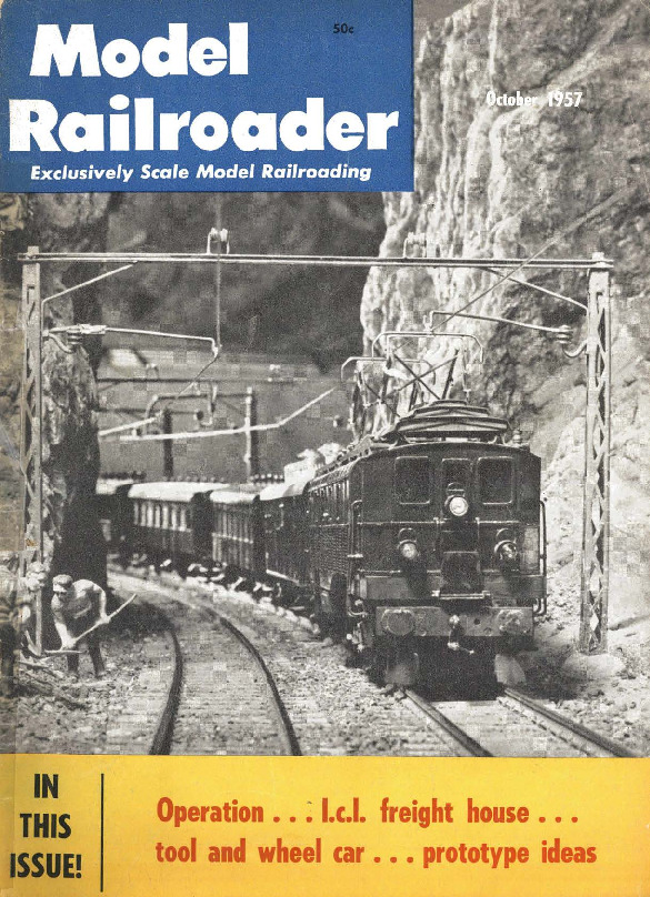 Model Railroader, October 1957