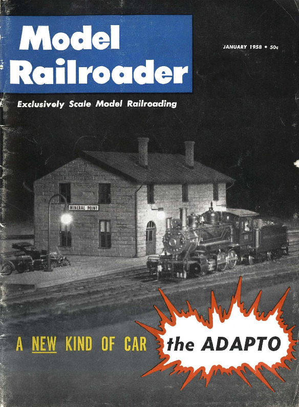 Model Railroader, January 1958