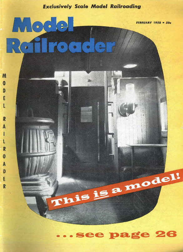 Model Railroader, February 1958