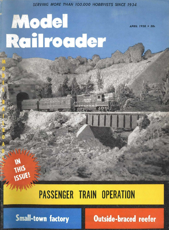 Model Railroader, April 1958
