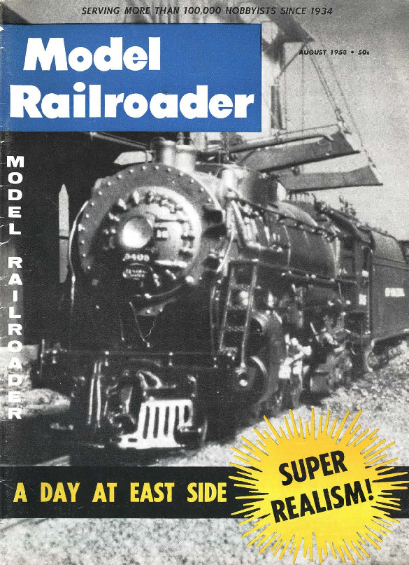 Model Railroader, August 1958