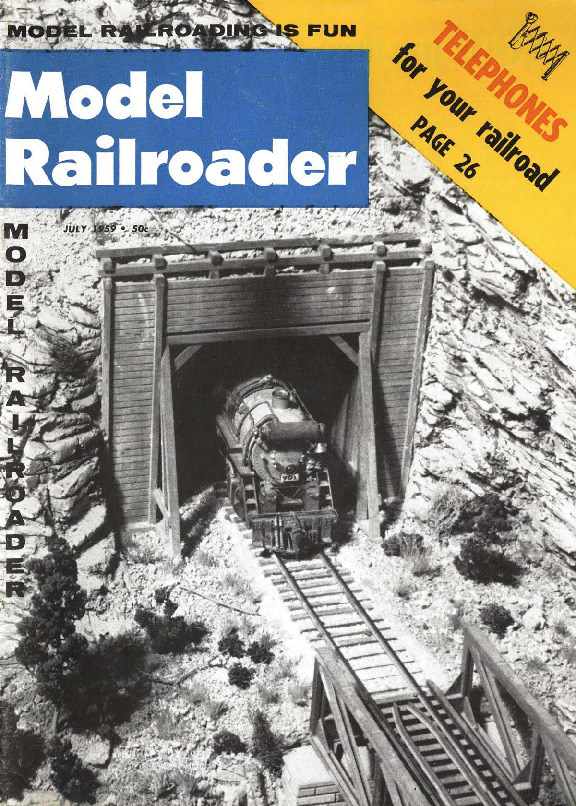 Model Railroader, July 1959