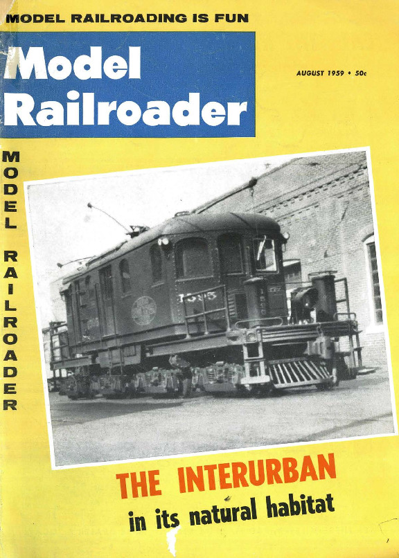 Model Railroader, August 1959