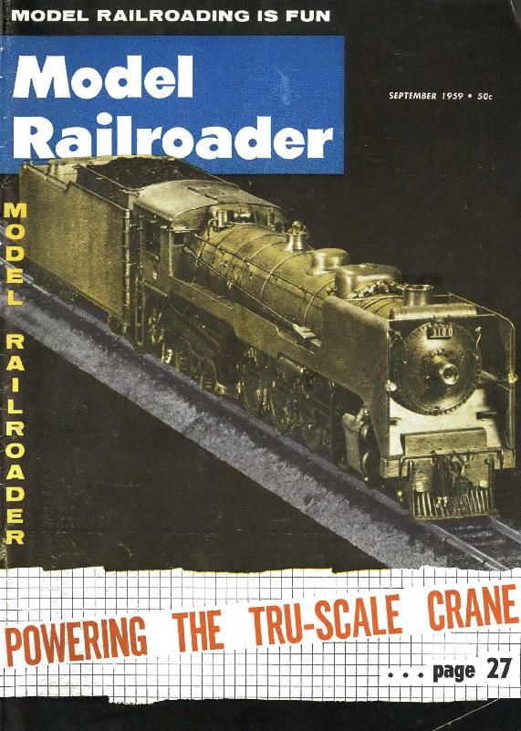 Model Railroader, September 1959