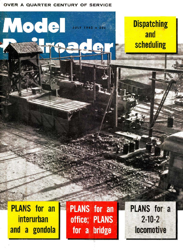 Model Railroader, July 1962