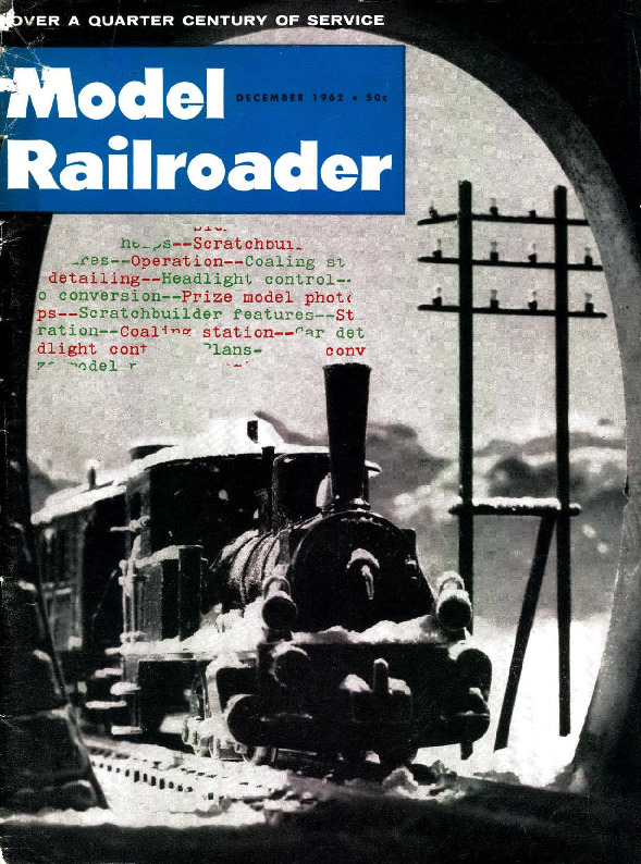 Model Railroader, December 1962
