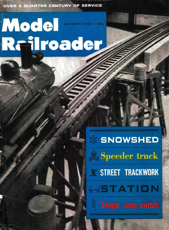 Model Railroader, January 1963