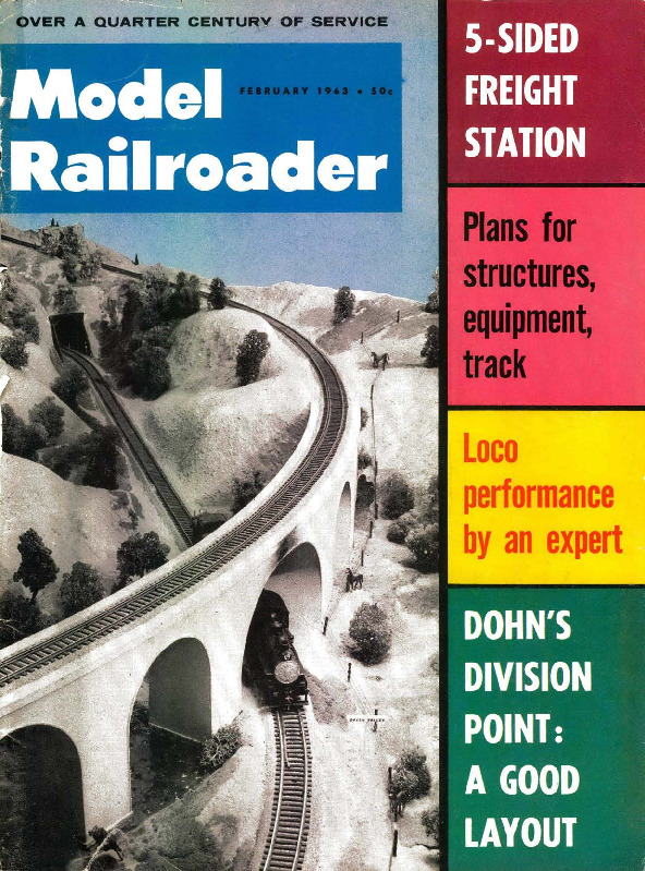 Model Railroader, February 1963