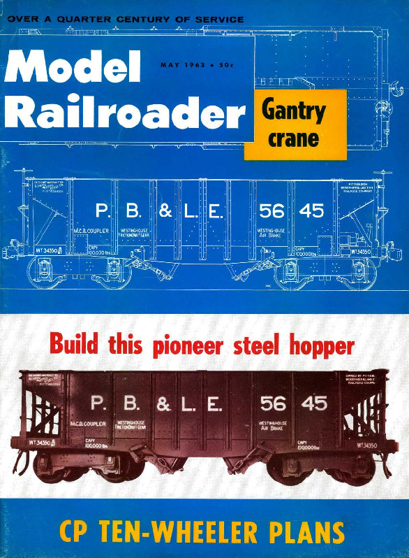 Model Railroader, May 1963